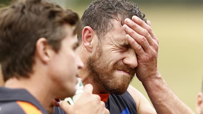 Shane Mumford is in MRO trouble. Picture: Getty Images 