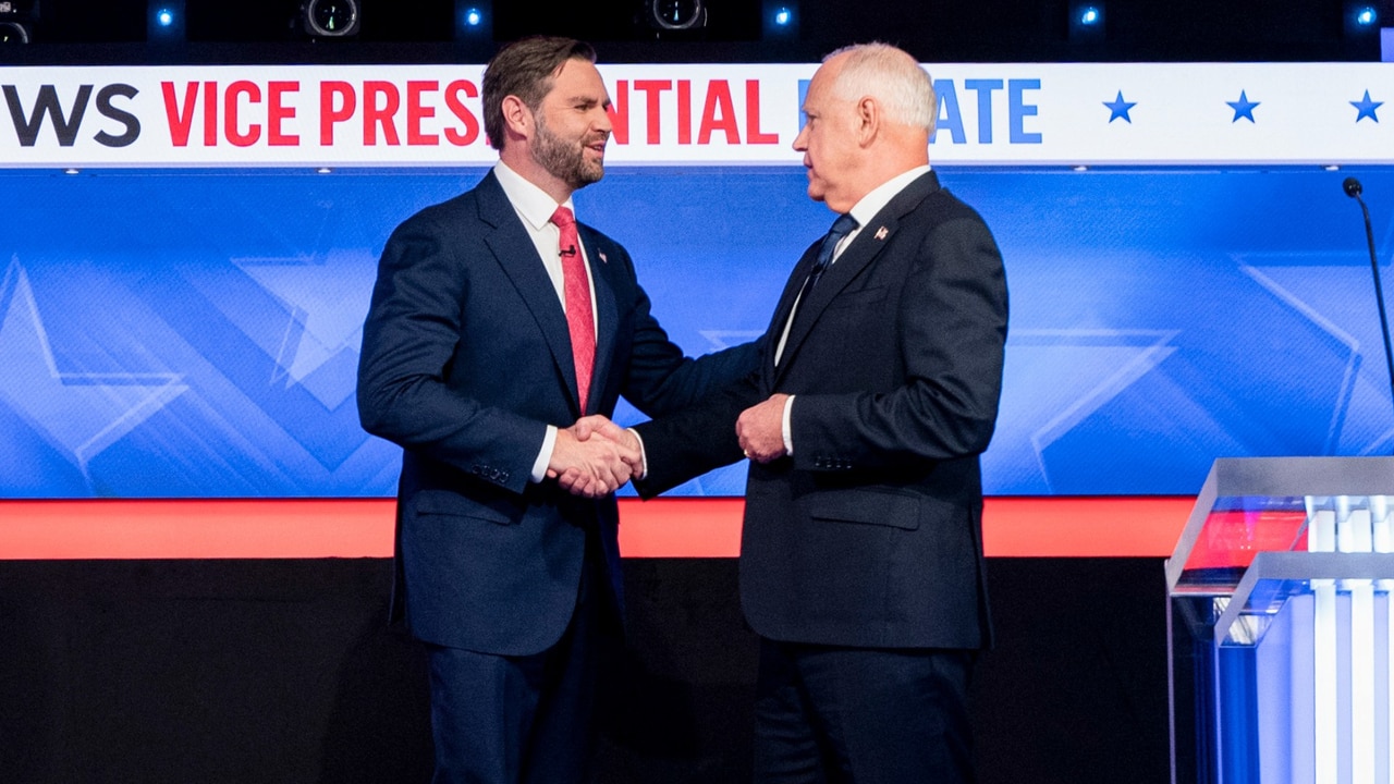 Wholesome debate moment between JD Vance and Tim Walz