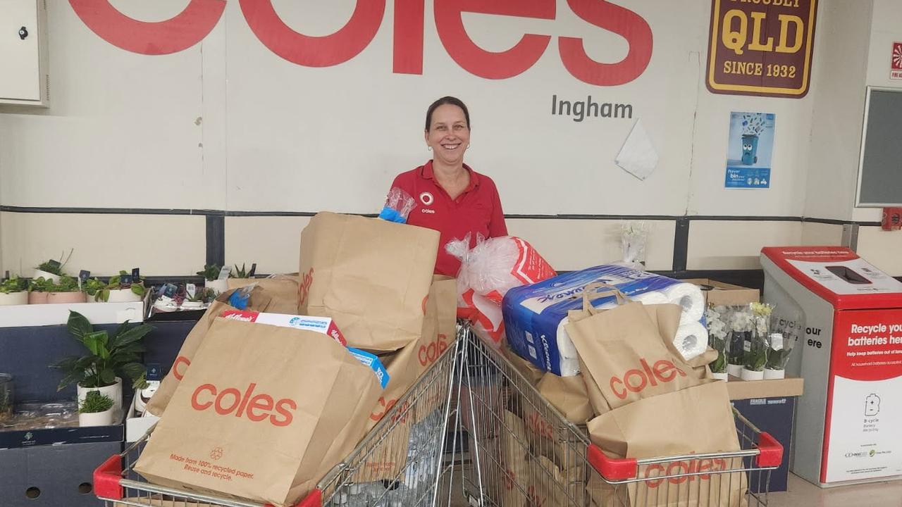 Coles Ingham to give away ‘food and essential goods’