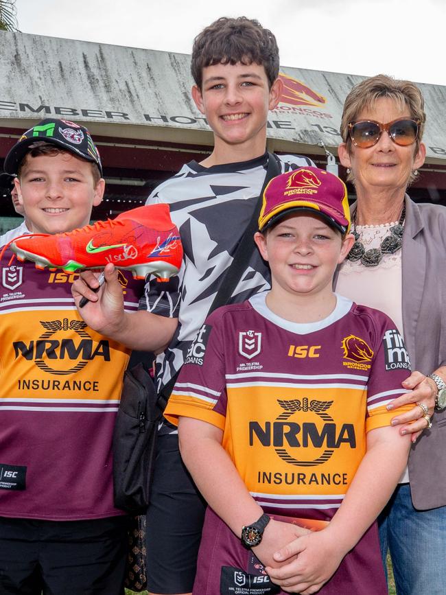Brisbane Broncos training and fan day at Red Hill ahead of the Grand Final this weekend against Penrith.