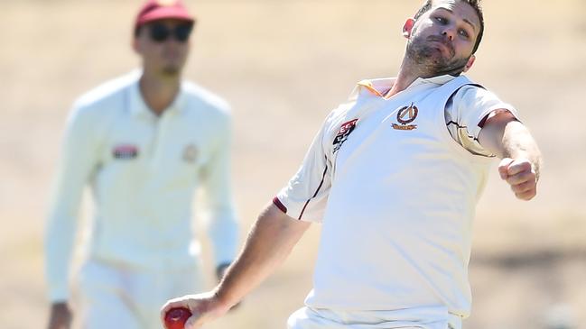 Tea Tree Gully’s Adam Somerfield was at his best against Kensington. Picture: Mark Brake