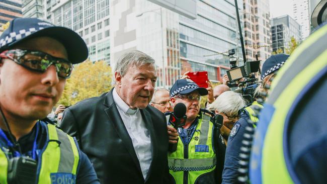 Cardinal George Pell’s sex abuse convictions have been quashed. Picture: AP