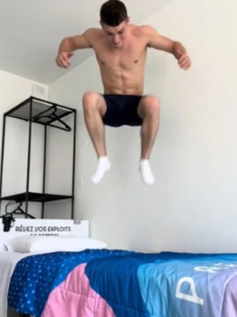 And so did Irish artistic gymnast Rhys McClenaghan. Picture: TikTok