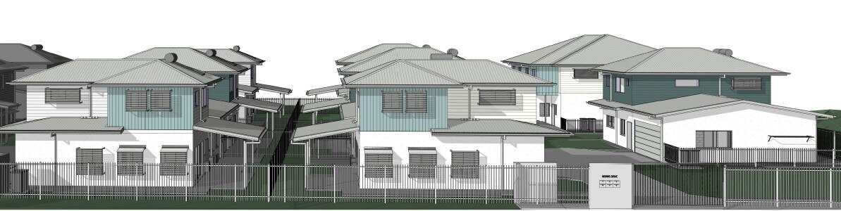 The new government housing will have nine residences.