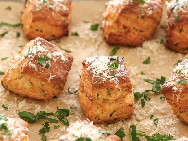 Savoury herb and parmesan scones by Jacqui Toumbas. Photo and recipe by @jacquitoumbas