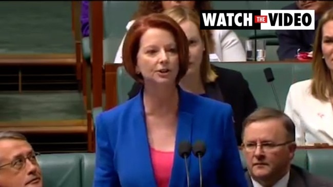 Julia Gillard's 2012 Misogyny Speech (Channel 10)