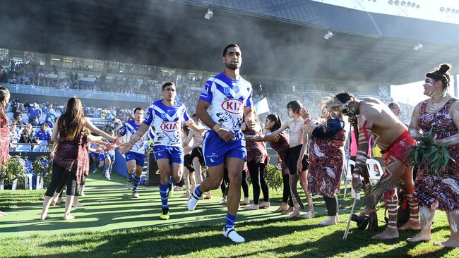 The Bulldogs played a handful of games at Belmore last season. Picture: Grant Trouville/NRL Photos