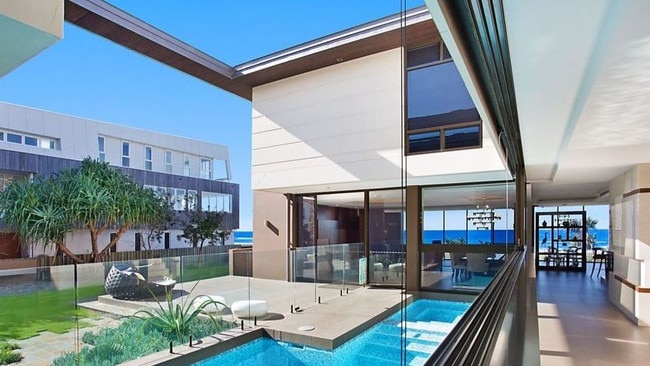 This property at 187-191 Hedges Ave, Mermaid Beach, sold for more than $26m in August. Picture: Amir Prestige Properties.