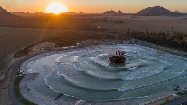 The existing Surf Lakes site near Yeppoon.