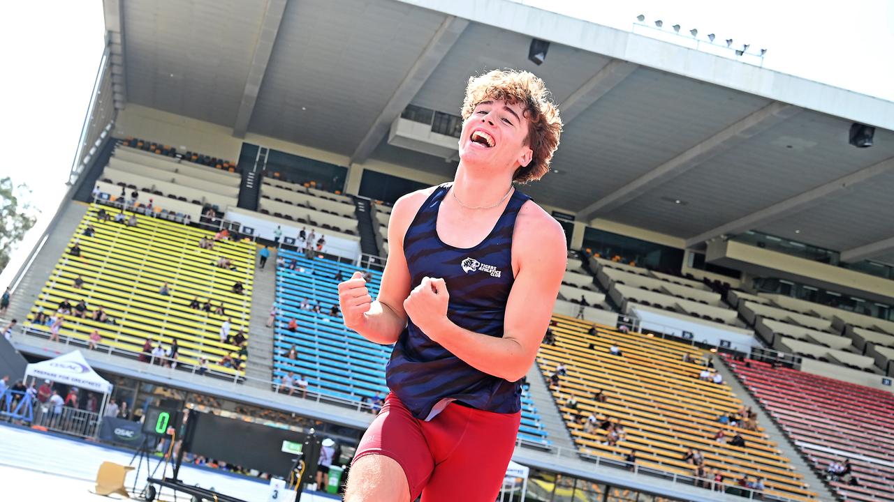 The Queensland All Schools track and field championships at QSAC. Picture, John Gass