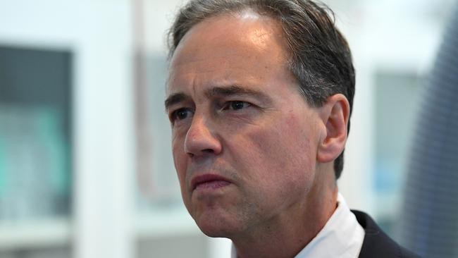 Federal Health Minister Greg Hunt. Picture: AAP