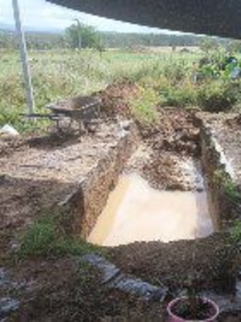 Like this person, who is constructing a bunker on their property. Picture: Telegram