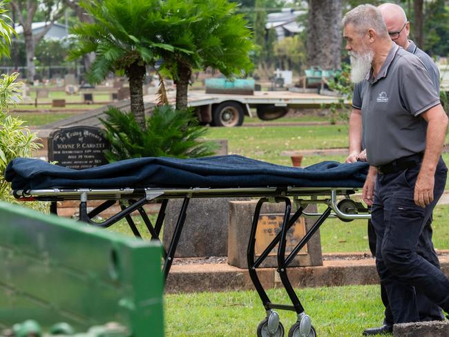 The body of the baby sent in the mail was exhumed from Darwin General Cemetery. Picture: Pema Tamang Pakhrin