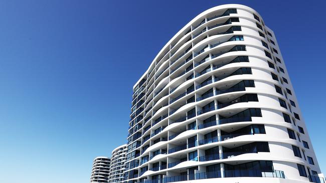 Raptis Group's Waterpoint Residences development in Biggera Waters. Photograph: Jason O'Brien