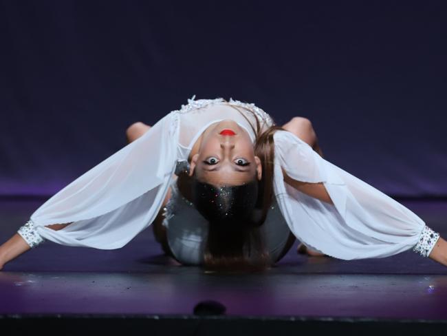 Mila Daylight performing in the Gold Coast Eisteddfod Day 4 dance solos. Picture: Ryan Kettle