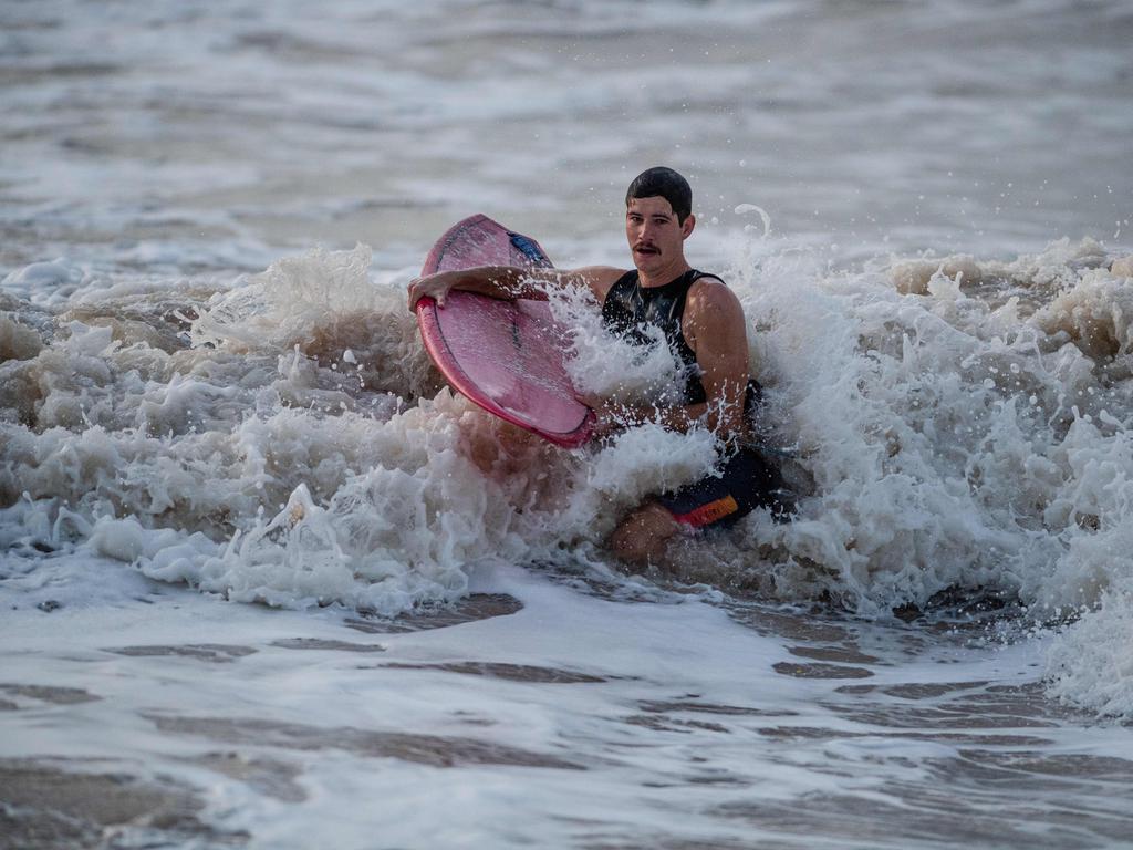 Top End Surfing at Nightcliff beach, Darwin. Picture: Pema Tamang Pakhrin