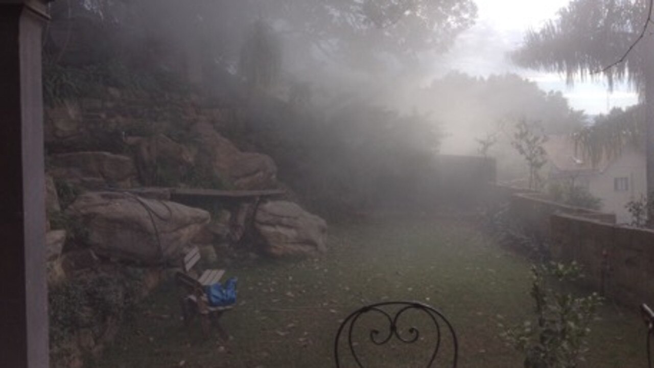 A whistleblower said his home had been engulfed by potentially toxic dust from a nearby building site. Picture: Supplied