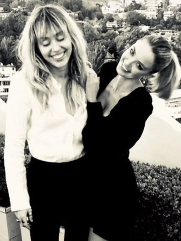 Miley Cyrus and Kaitlynn Carter celebrate Kaitlynn's 31st birthday. Picture: Instagram