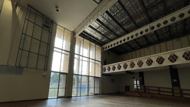 A first look into the long-awaited ongoing refurbishment job of the Gympie Civic Centre. Picture: Christine Schindler