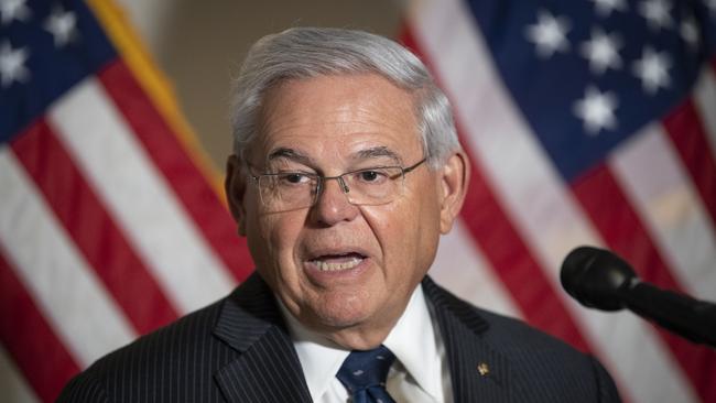 Senator Bob Menendez says the US ‘does not seek war or heightened tensions with Beijing’ but needed to be ‘clear-eyed’. Picture: AFP