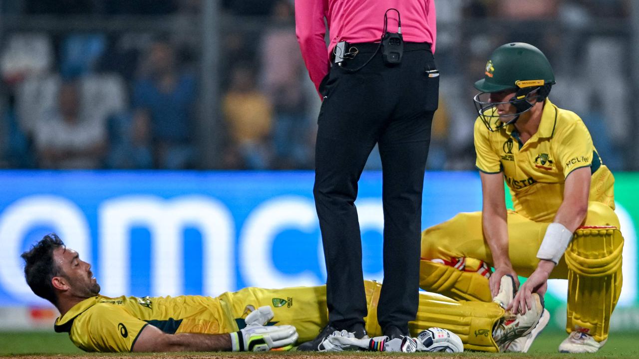 Australia's Glenn Maxwell. Photo by INDRANIL MUKHERJEE / AFP