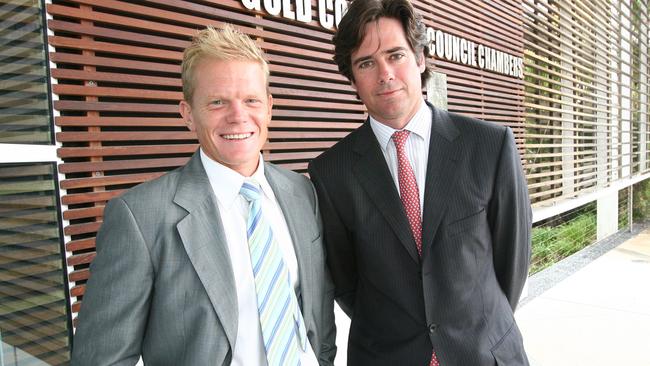 Gillon McLachlan and Andrew Catterall.