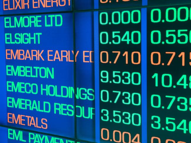 SYDNEY, AUSTRALIA -  Newswire Photos: JUNE 11 2024: A general view of the digital boards at the Australian Stock Exchange in the Sydney CBD ahead of the NSW Budget being handed down next week. Picture: NewsWire / Gaye Gerard