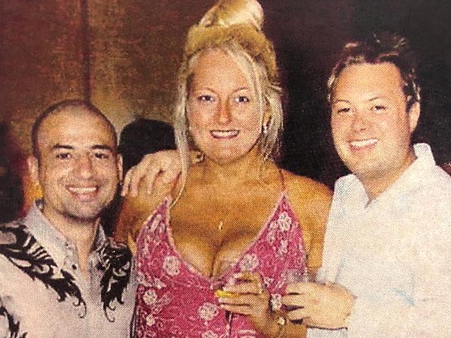 WARNING NO "NEWS.COM.AU, SKYNEWS AND THE AUSTRALIAN" ONLINE EMBARGO UNTIL 8PM 1st MARCH 2019 WARNING Nicola Gobbo who is Lawyer X pictured with Gangland boss Carl Williams and underworld hit man Andrew `Benji’ Veniamin. She is hosting the Crown Casino christening of Williams’ daughter, Dhakota.