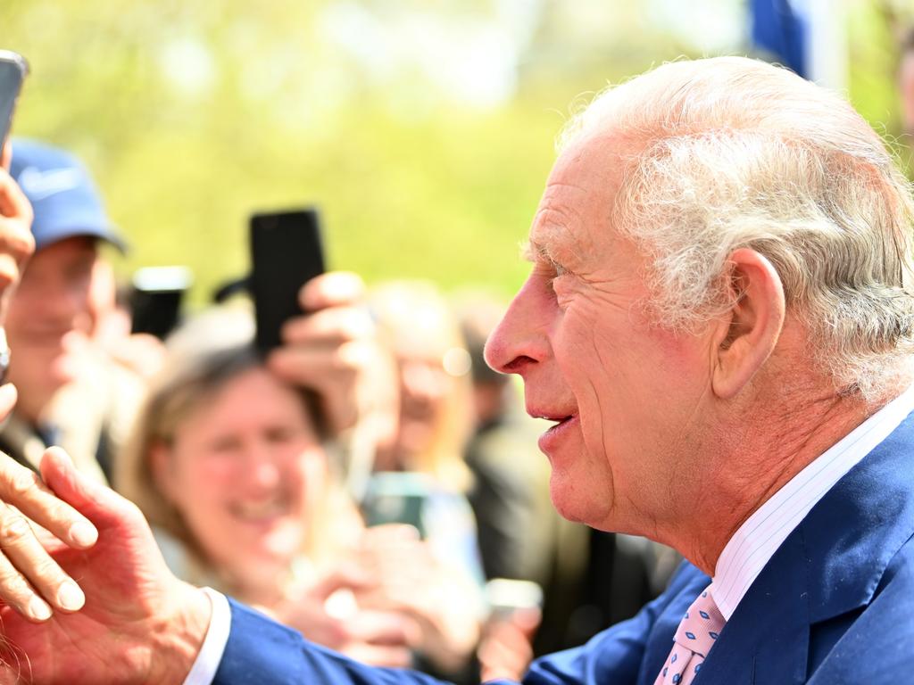 King Charles III was also at the walkabout. Picture: Dan Mullan/Getty Images