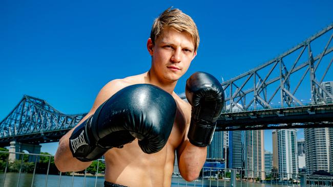 Boxer Nikita Tszyu in Brisbane, Tuesday, February 1, 2022 - Picture: Richard Walker