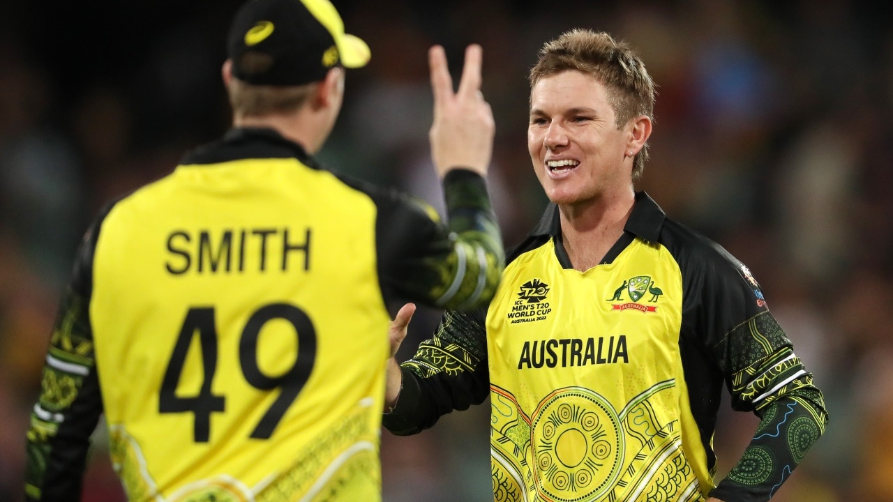 Adam Zampa of Australia. Photo by Sarah Reed/Getty Images