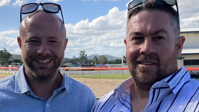 Gympie Race Day, March 4 2023 – Leigh Mayers and Shane Malone.