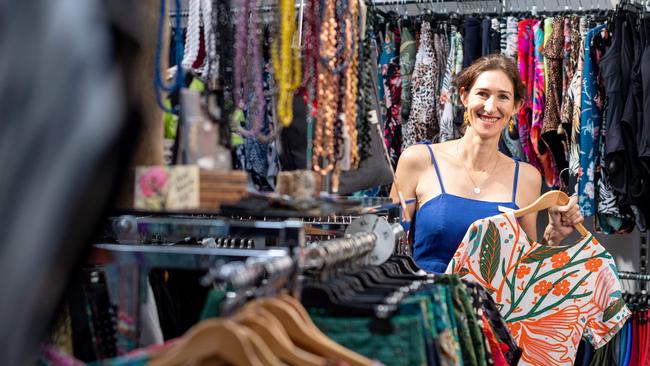 MyDarwin is looking to return over the Christmas holidays. Lisa Richards from Splash Swimwear is looking forward to a bump in sales. Picture: Che Chorley