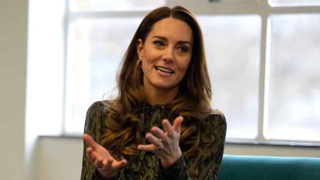 Kate Middleton’s mother Carole has released a new photo of the Duchess of Cambridge’s humble childhood. Picture: AFP