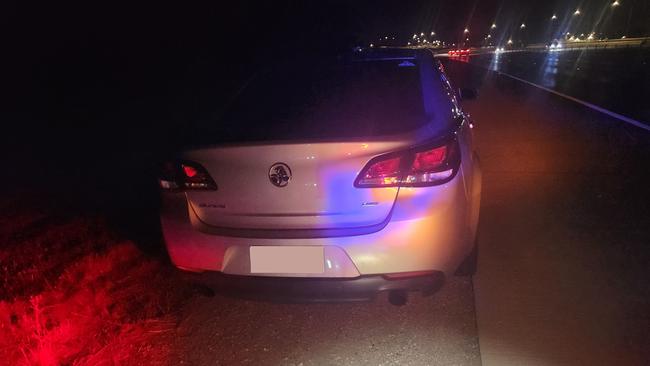 The car that was going above the speed limit. Picture: SAPOL