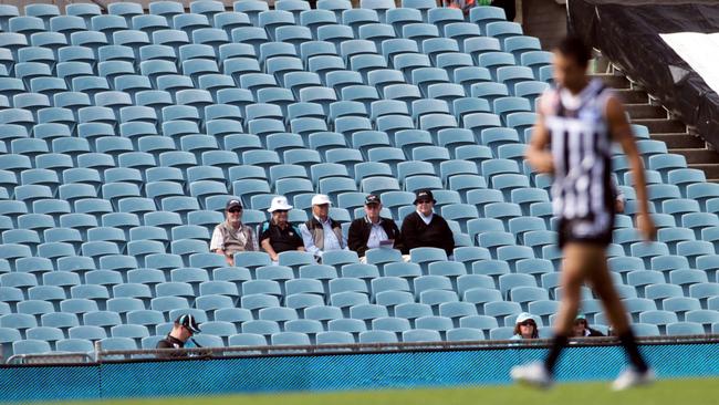 Some of the seats during a Port Adelaide SANFL match. Source: File