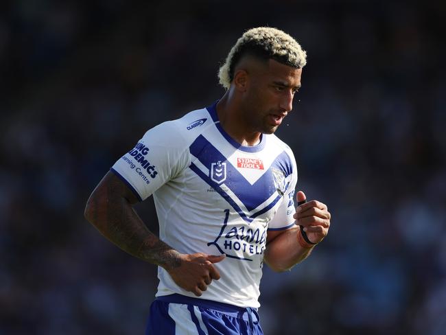 The Bulldogs will be without Viliame Kikau for at least the next two games. Picture: Mark Metcalfe/Getty Images