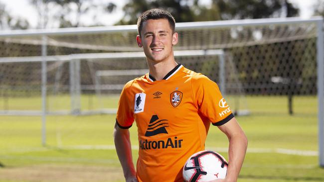 Brisbane Roar and Joeys star Jordan Courtney-Perkins. Picture: AAP