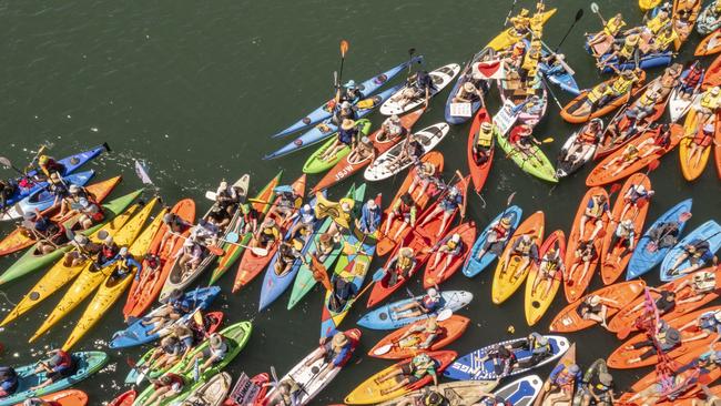 The number of kayaks at last year’s event.