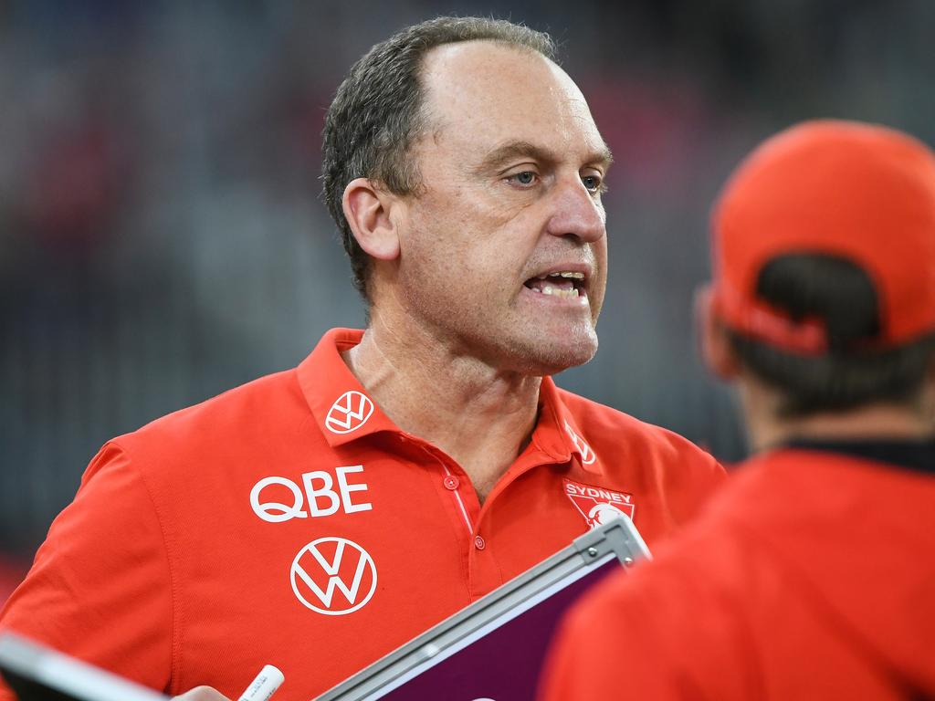 John Longmire and the Swans are bracing for more Covid uncertainty. Picture: AFL Photos/Getty Images