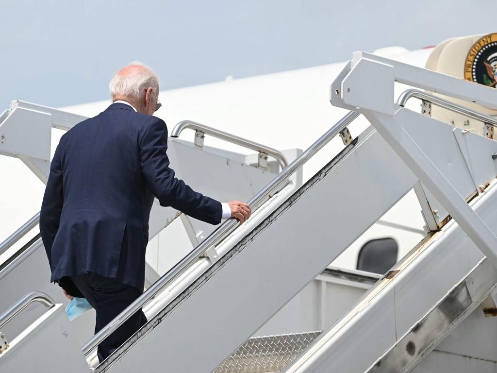 Biden’s extended absence sparked speculation over the severity of his condition. Picture: AFP