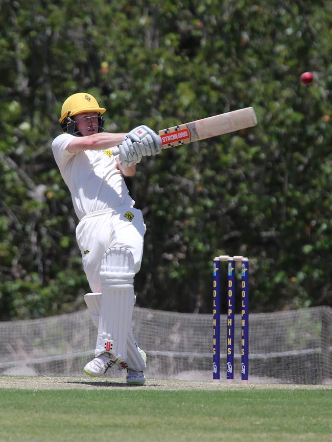 Queensland Premier Cricket - Gold Coast Dolphins vs Wests at Bill Pippen Oval, Robina. Wests’ Sam Truloff. Picture: Mike Batterham