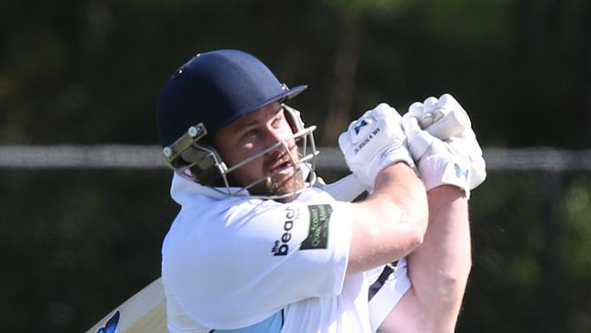 Cricket BPCA A1: Jan Juc v Barrabool at jan Juc. Jan Juc. batsman Nick Hyden Picture: Mark Wilson