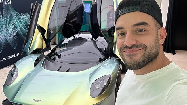 Adrian Portelli will crane in a collectible car as an ‘art piece’ in his $39m CBD penthouse. Picture: Instagram