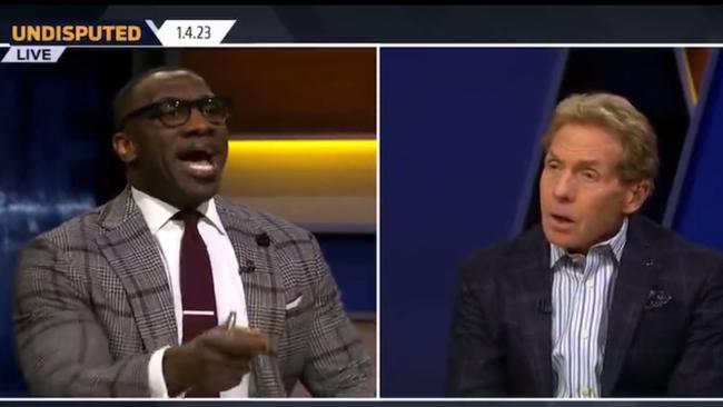 Shannon Sharpe hit back at Skip Bayless. Photo: Twitter