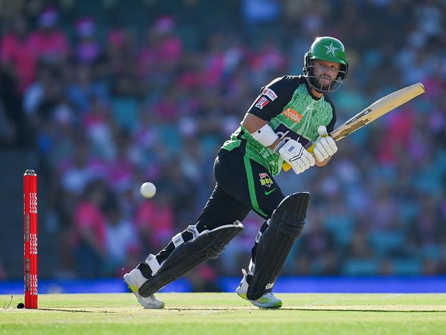 Ben Duckett plays a shot during the BBL match between Sydney Sixers and Melbourne Stars at the SCG. Picture: Izhar Khan/Getty Images