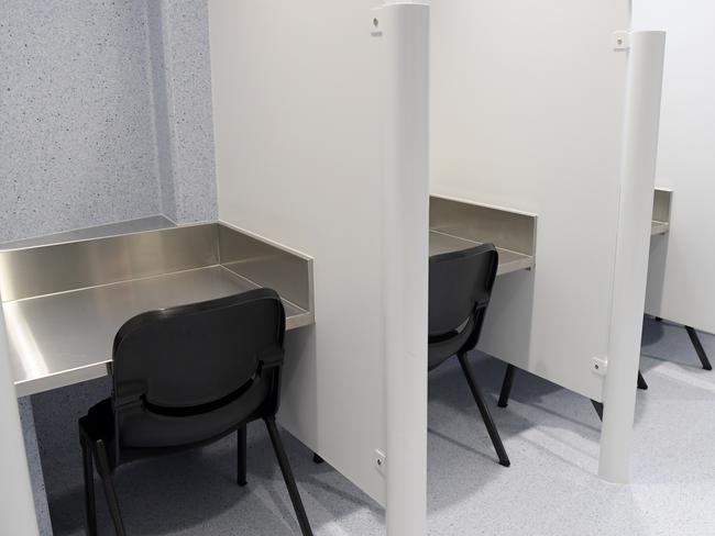 The facilities at the new Medically Supervised Injecting Room in Melbourne, Friday, June 29, 2018. (AAP Image/Tracey Nearmy) NO ARCHIVING