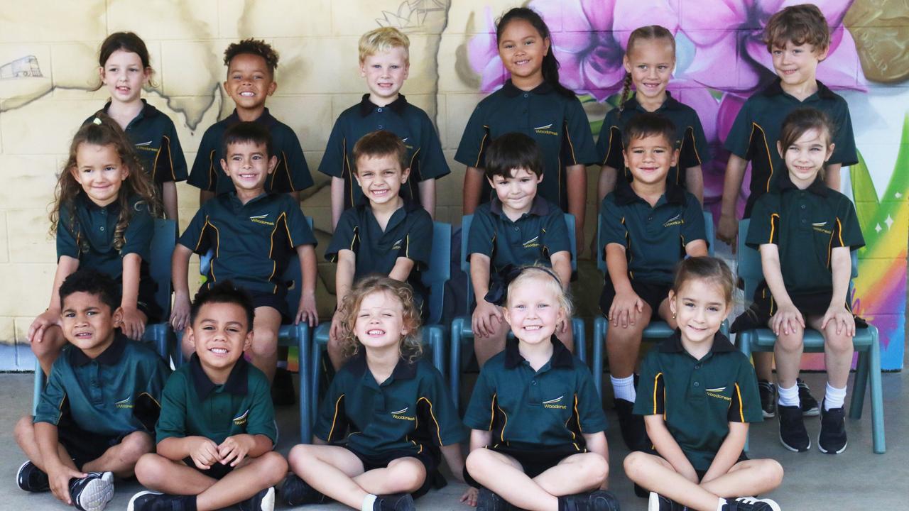 My First Year 2022: Woodcrest State School Prep R class (Back row: Sophia, Kenneth, Harrison, Avaya, Alaska, Zachary. Middle: Sophie, Tomas, Liam, Malec, Sonni, Darcey. Front: Tone, Prince, Mia, Penny, Ava.)