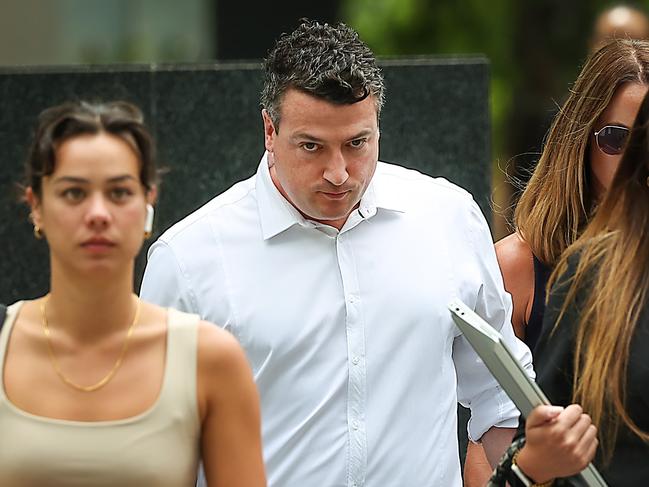 Dylan DiPierdomenico, the son of former Hawthorn footballer ’Dipper’, leaves the County Court. Picture: NewsWire