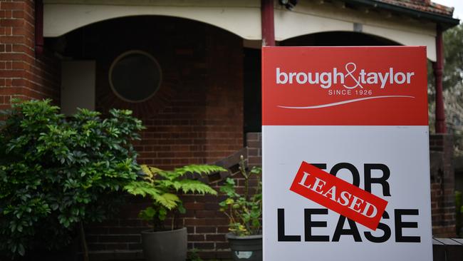 SYDNEY, AUSTRALIA - NewsWire Photos JUNE, 01, 2021: For lease signage on a residential property in Sydney. Picture: NCA NewsWire/Joel Carrett